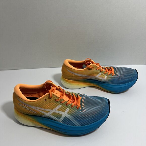 Asics Metaspeed Edge - Island Blue/Orange Pop (1013A116) - 6 Men - Picture 1 of 6